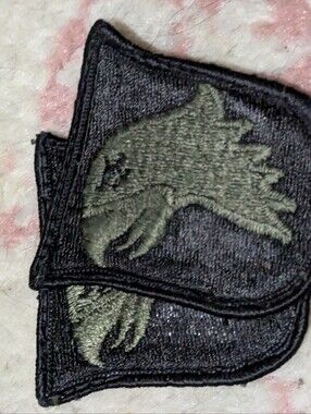 U.S. Army Olive Green and Black Eagle Embroidered Patch